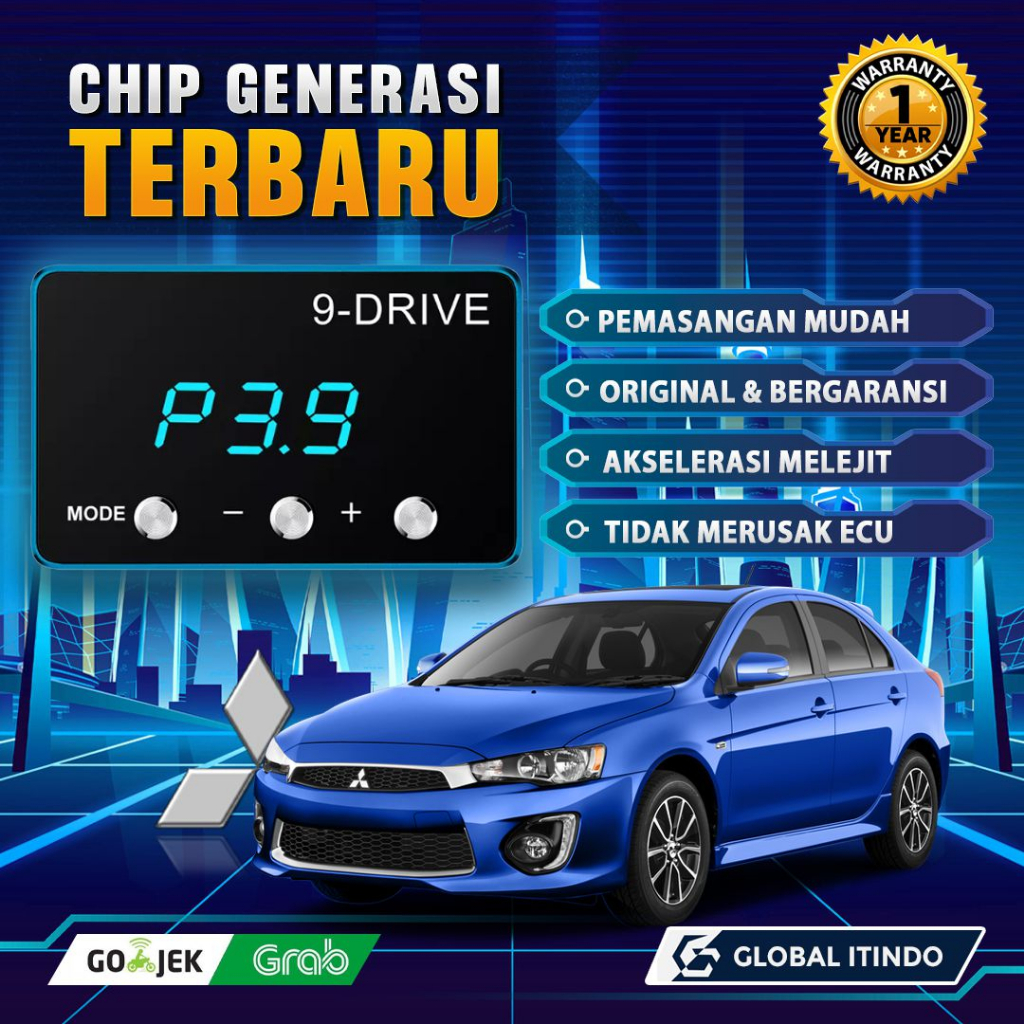 Jual 9 Drive Mitsubishi Lancer EX Piggyback Throttle Controller ECU ...