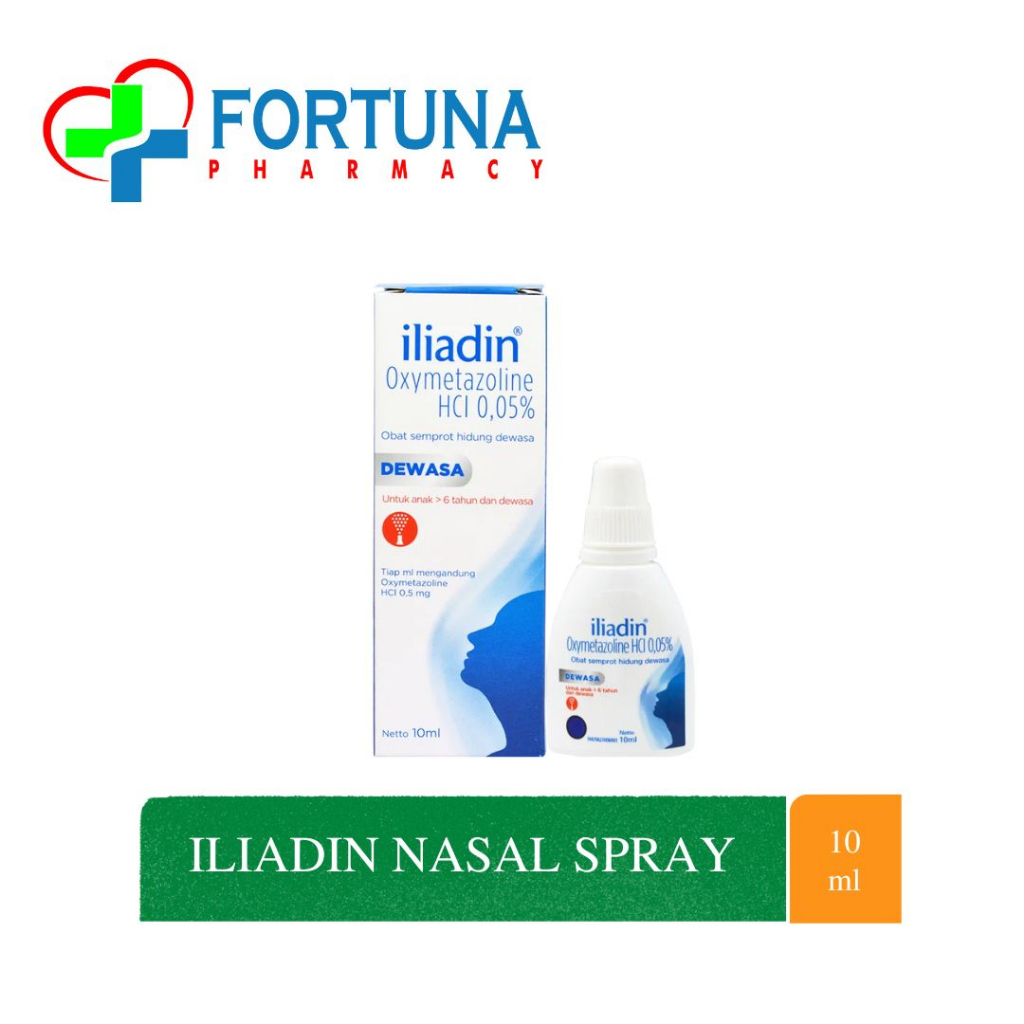Jual Iliadin Dewasa 0.05% Nasal Spray 10 ml | Shopee Indonesia