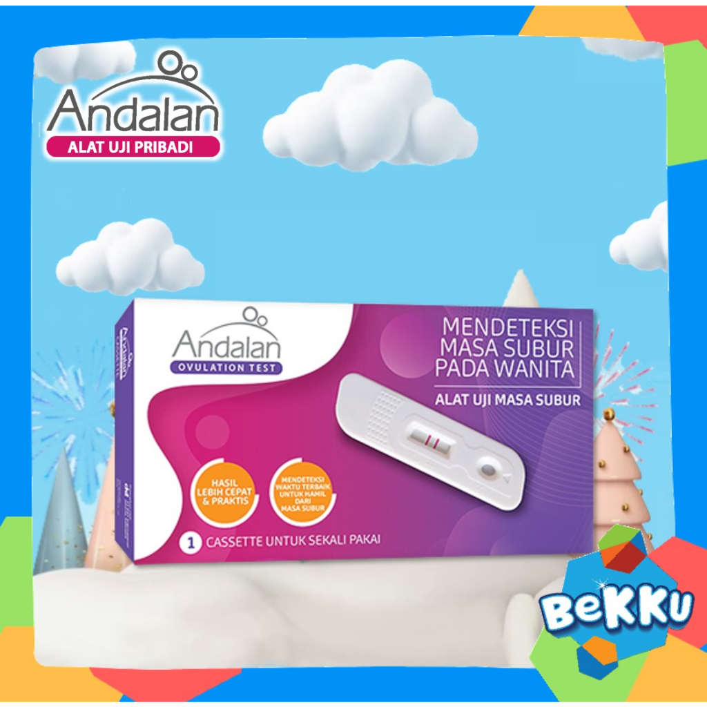 Jual Andalan Ovulation Test Kit Isi 1 Pcs Alat Tes Kesuburan Bekku