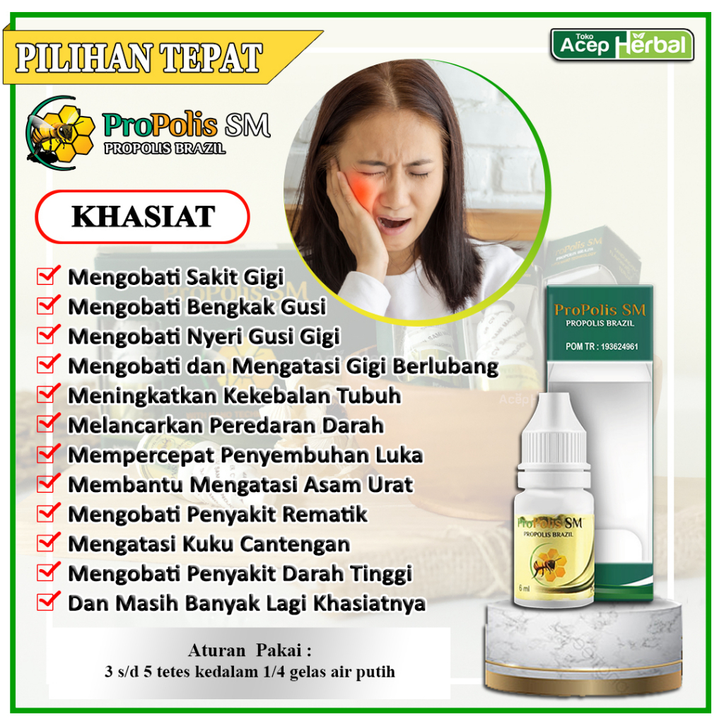 Jual Obat Sakit Gigi Berlubang Sariawan Gusi Bengkak Sakit Gigi Anak ...