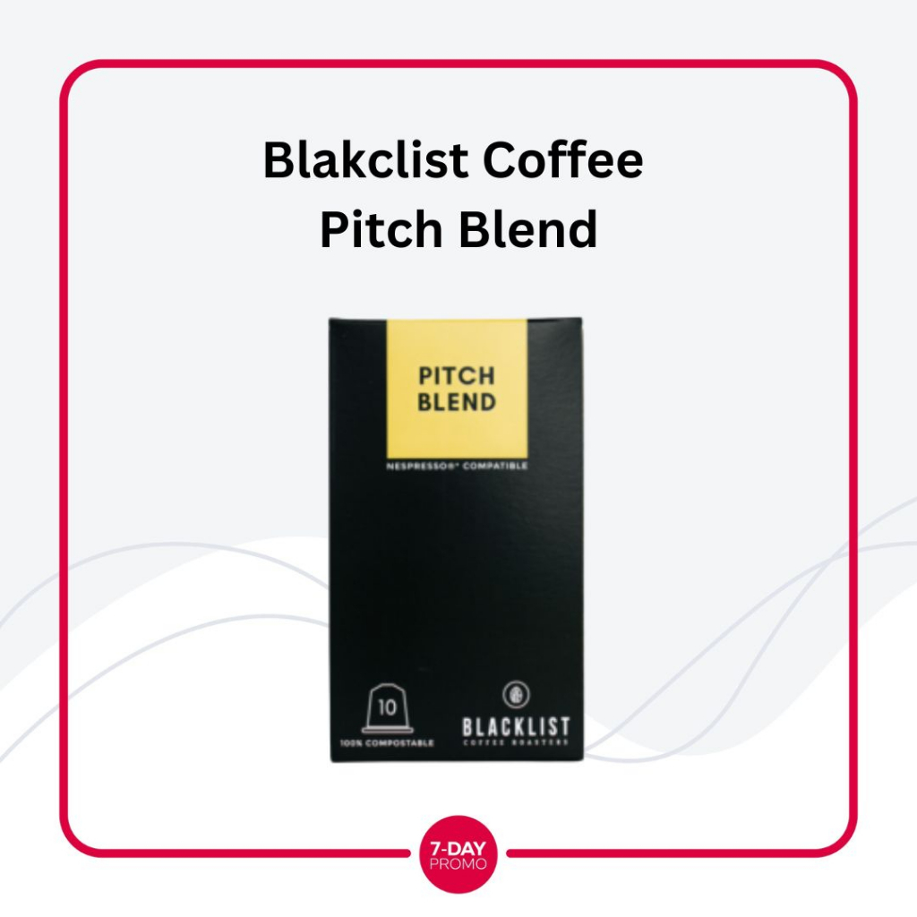 Jual Nespresso Blacklist Coffee Roaster Pods Pitch Blend Shopee Indonesia