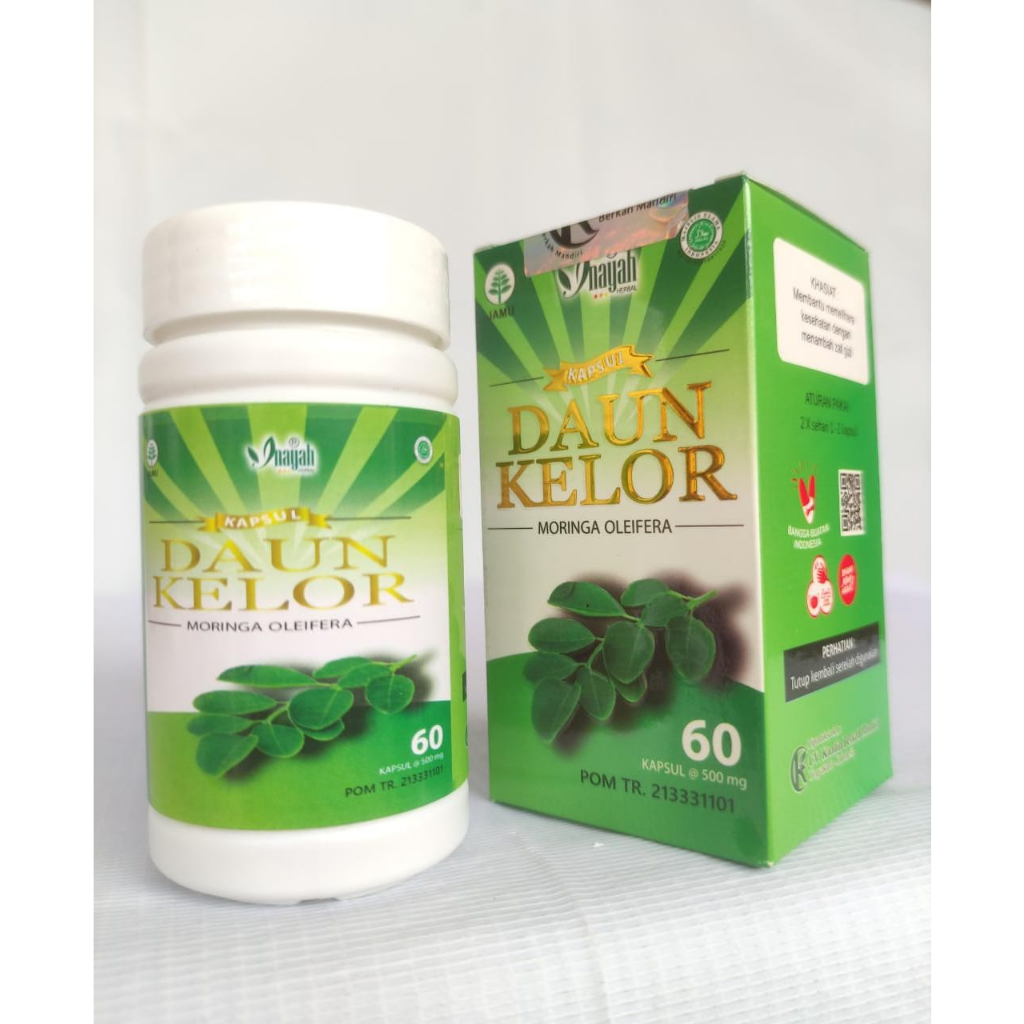 Jual Kapsul Daun Kelor 60 Kpsl Ekstrak Daun Kelor Extract Moringa