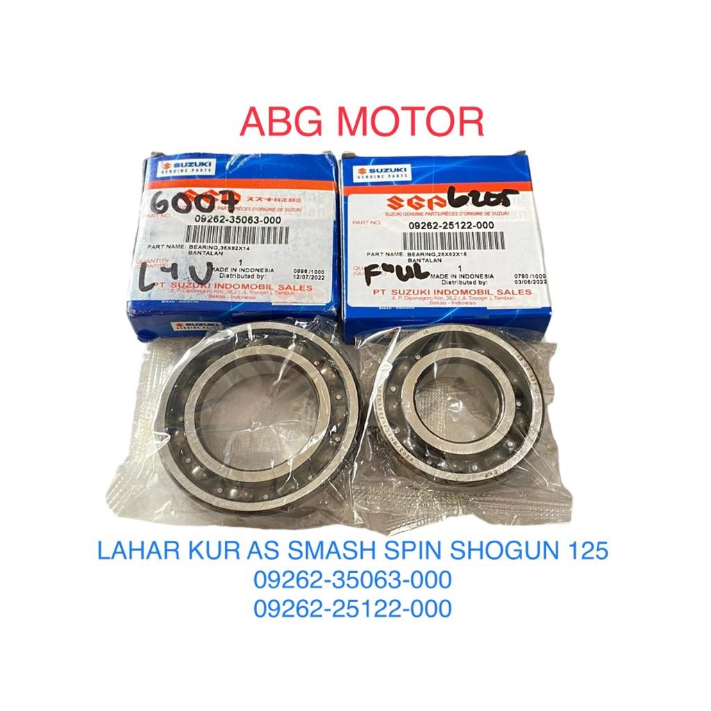 Jual BEARING LAHAR LAHER KRUK AS 6205 6007 SUZUKI SMASH SPIN