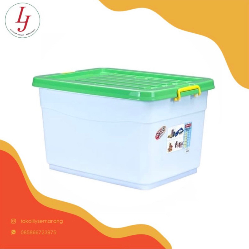 Jual Kontainer Plastik Tebal Wagon Lion Star 30,40, 50 Liter (REQ WARNA ...