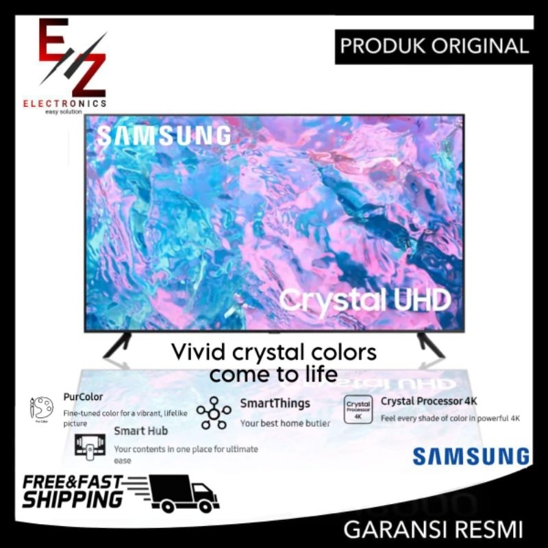 Jual SAMSUNG 50CU7000 SMART TV 50 INCH CRYSTAL UHD 4K UA50CU7000KXXD
