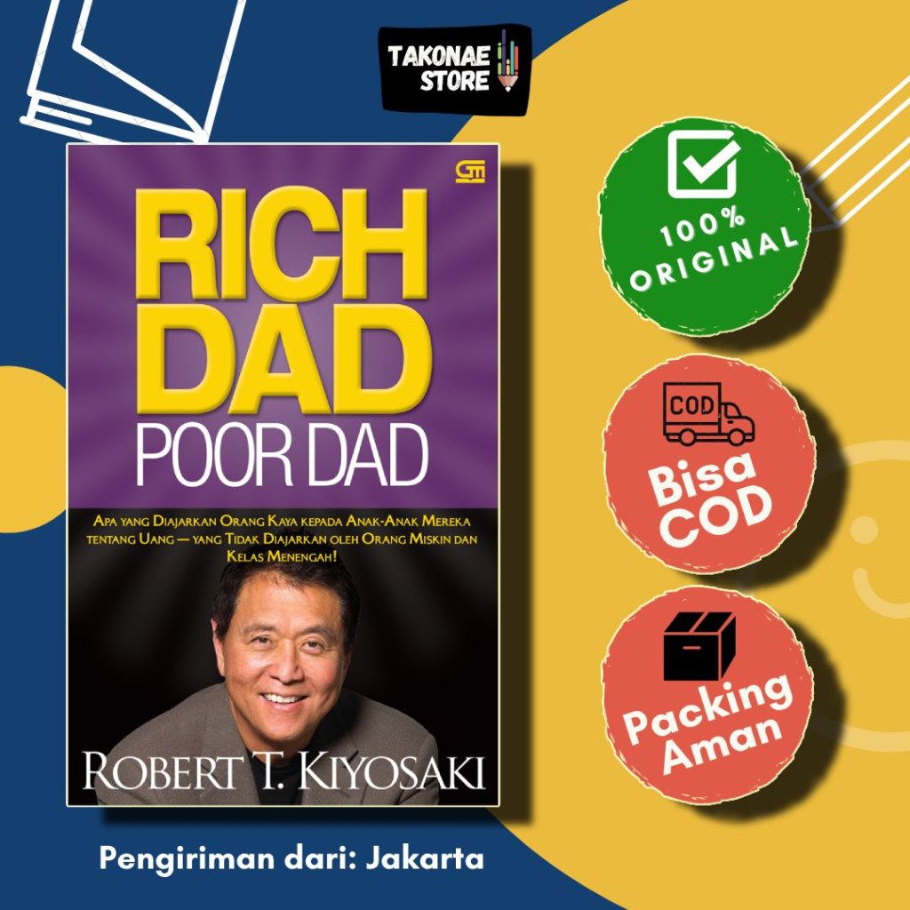 Jual Rich Dad Poor Dad Robert Kiyosaki Shopee Indonesia