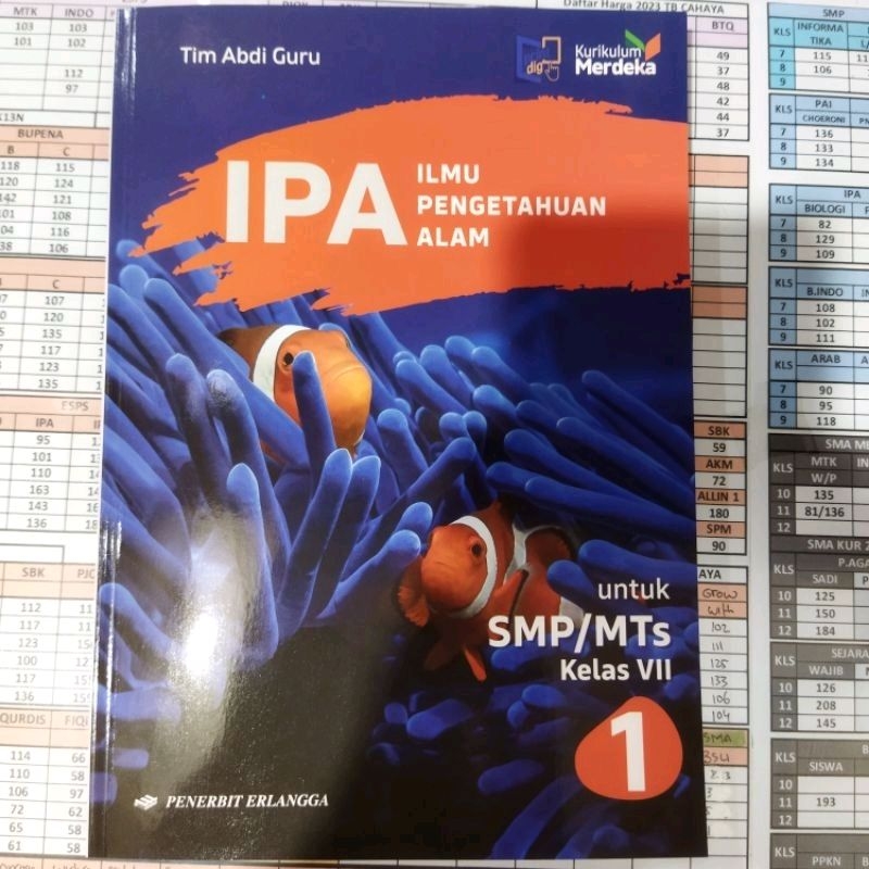 Jual BUKU IPA TERPAFU KELAS 7 KURIKULUM MERDEKA EDISI REVISI TIM ABDI ...