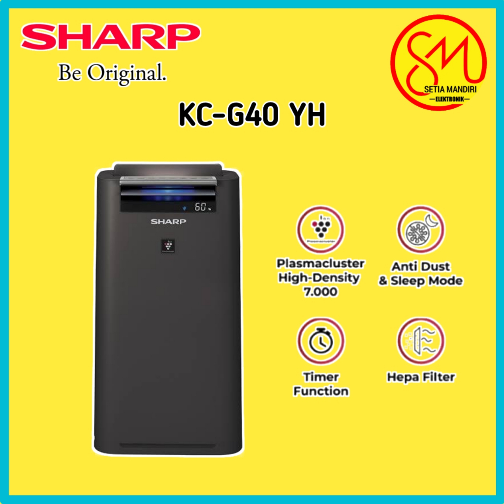 Jual SHARP KC G40Y H - AIR PURIFIER WITH HUMIDIFYING KCG40YH KCG40Y H ...