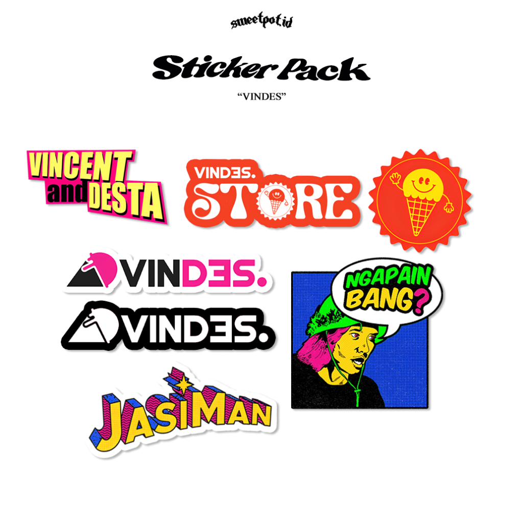 Jual STICKER PACK (VINDES) / STIKER CASUAL / STICKER FOOTBALL CASUAL