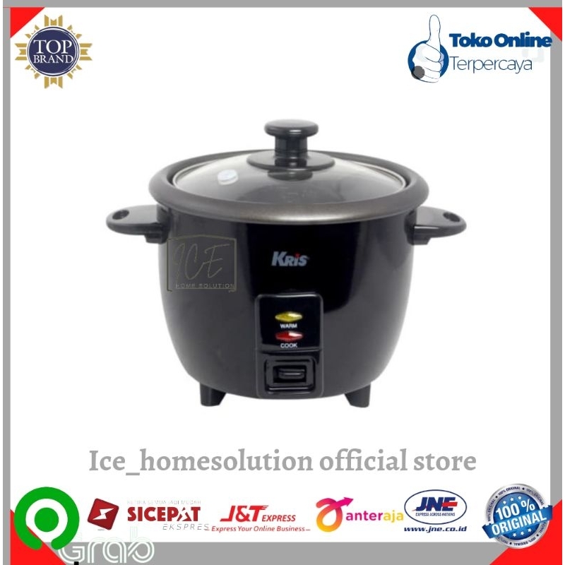 Jual Kris 600 Ml Rice Cooker Rc-3 - Hitam/rice cooker kecil/Rice cooker ...