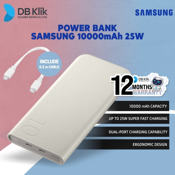 Jual Power Bank Samsung 10000mAh 25W - PowerBank 25W 10000mAh Fast ...