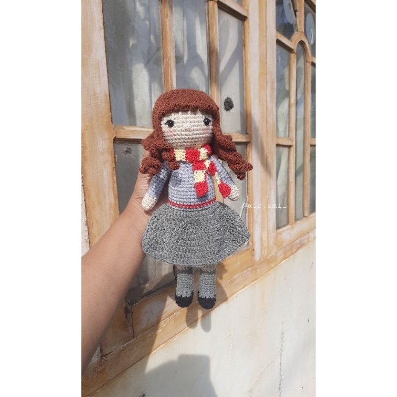 Jual Boneka Rajut Karakter ( Girl ) Amigurumi doll ballerina dan ...