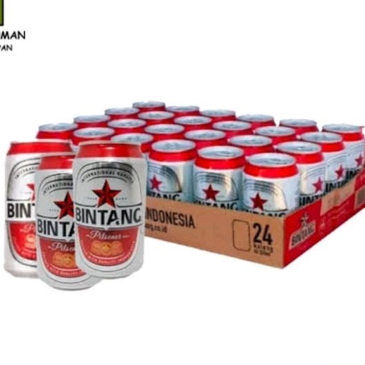 Jual Bintang 320ml Can Isi 24 Pcs (1 Karton) | Shopee Indonesia