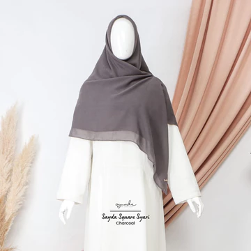 Ayunda By Junda Sayda Square Syari Voal Segi Empat Crochet 145x145 Cm