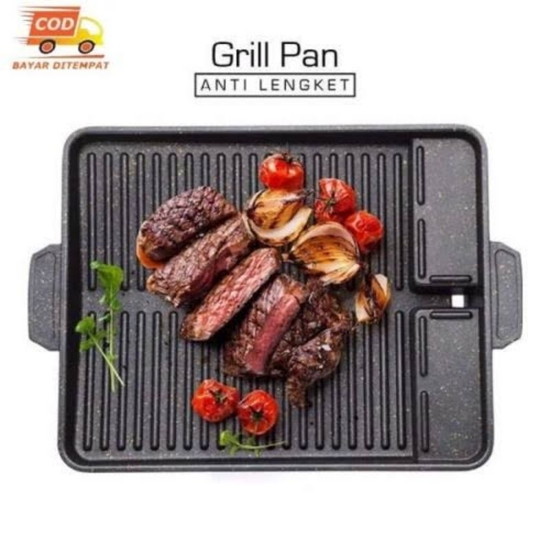 Jual Korean Grill Pan / Korean Grill Pan Square / Grill Pan Square