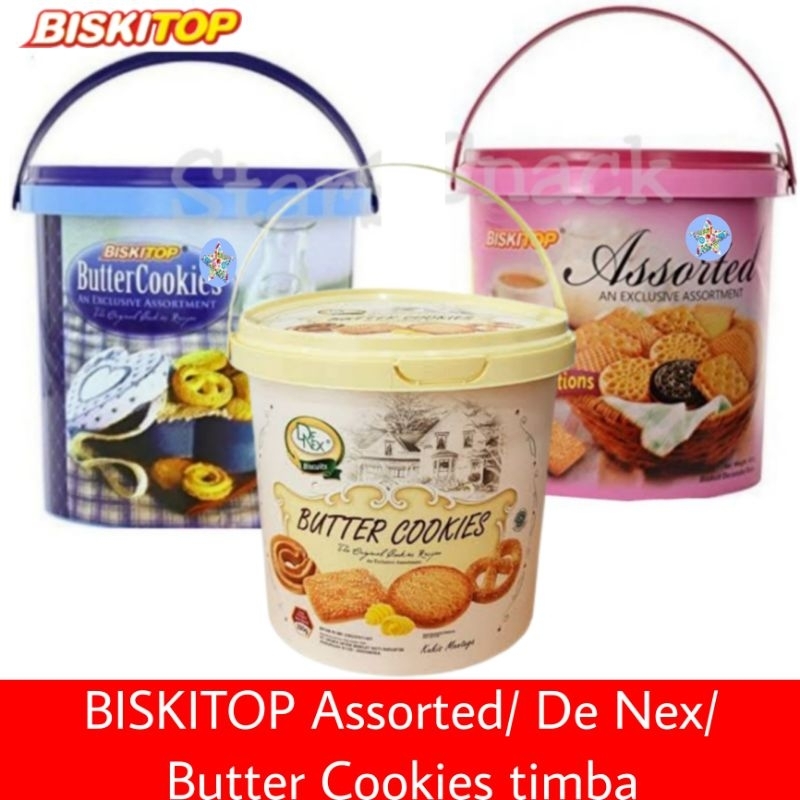 Jual Biskitop De Nex Butter Cookies/Assorted Biscuits 400Gr Shopee Indonesia