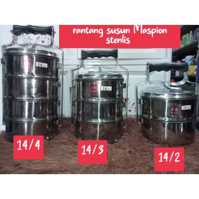 Jual rantang maspion stenlis ukuran 14cm | Shopee Indonesia