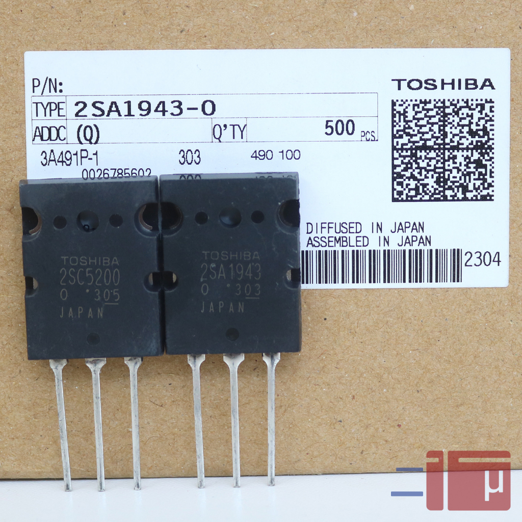 Jual Transistor Set TOSHIBA 2SC5200 2SA1943 Original Japan | Shopee ...