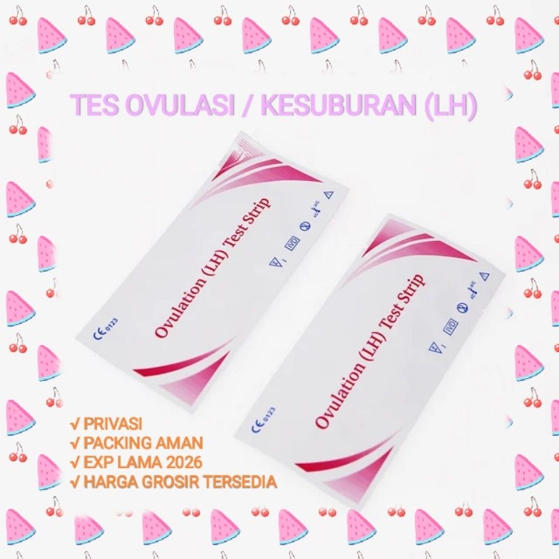 Jual Tes Ovulasi Lh Ovulation Test Strip Alat Tes Masa Subur Grosir