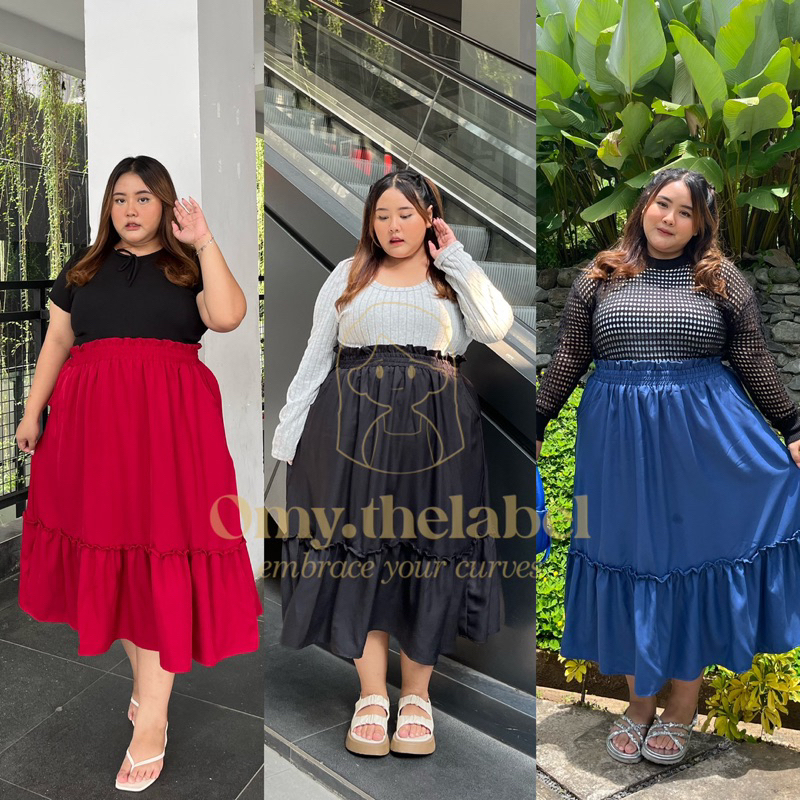 Jual Jennie Skirt/ Rok Jumbo/ Rok Super Jumbo/ Rok Full Karet/ Bawahan ...