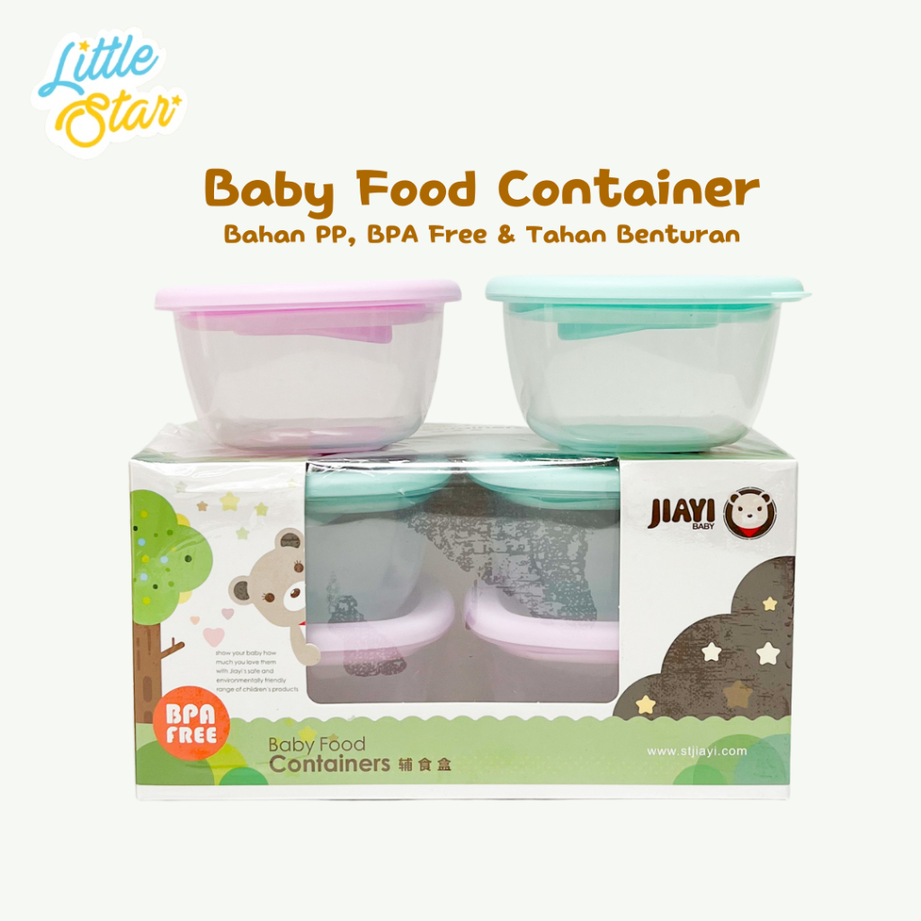 Jual Wadah Penyimpan Baby Food Container Mpasi Set Alat Makan Bayi BPA ...