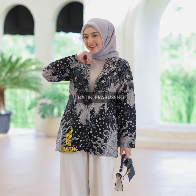 Jual Blazer Motif Kirani Blazer Batik Wanita Terbaru Batik Wanita