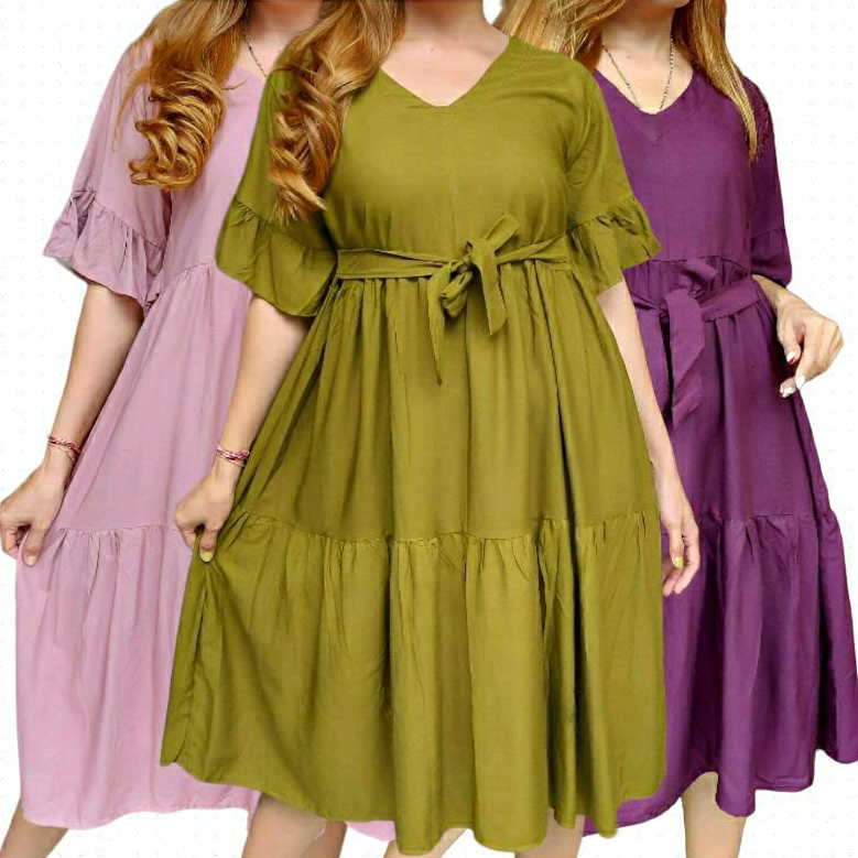 Jual Daster Busui Jumbo Big Size Relsleiting Depan Short Dress Rayon ...