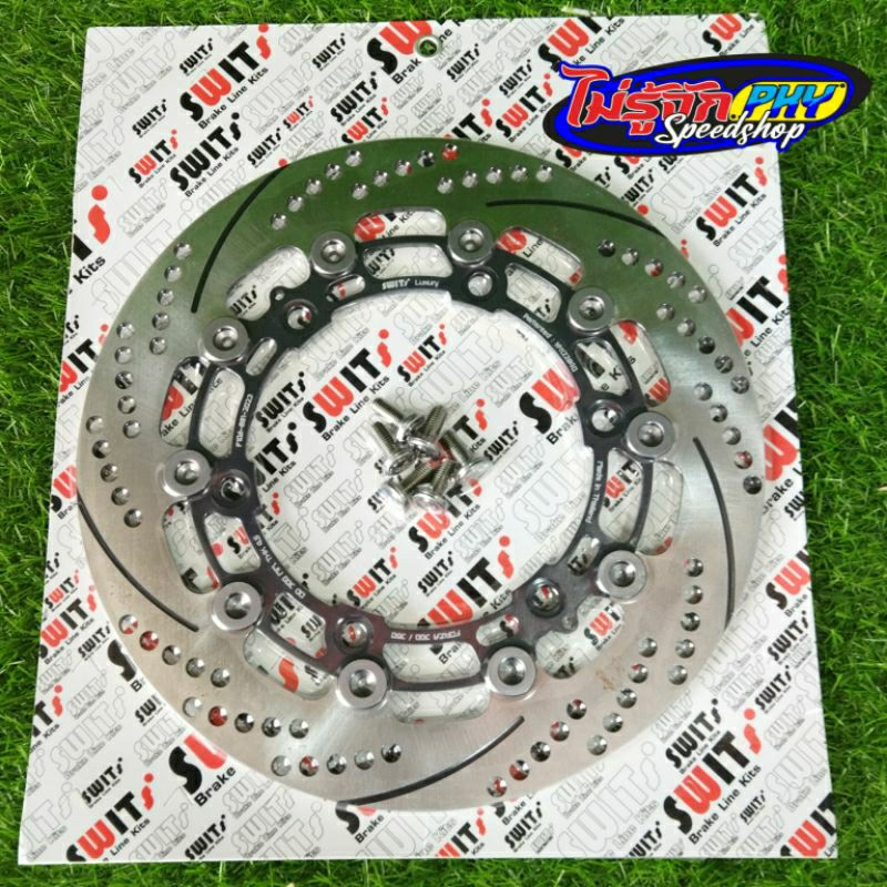 Jual Disc Depan Swits Honda Forza uk300mm Floating free baut Hard ...