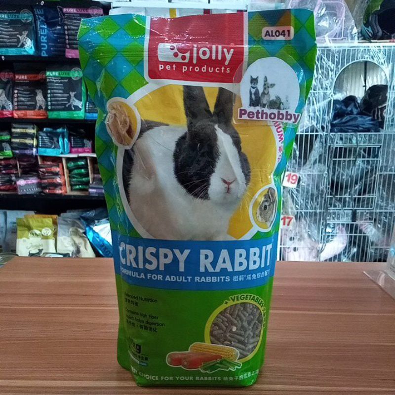 Jual Jolly AL041 Crispy Rabbit Formula For Adult Rabbits 1 kg | Shopee ...