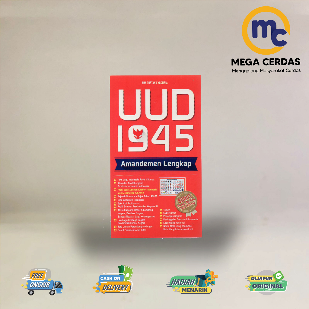 Jual BUKU UUD 1945 AMANDEMEN LENGKAP - EDISI UPDATE 2019 (BONUS POSTER ...