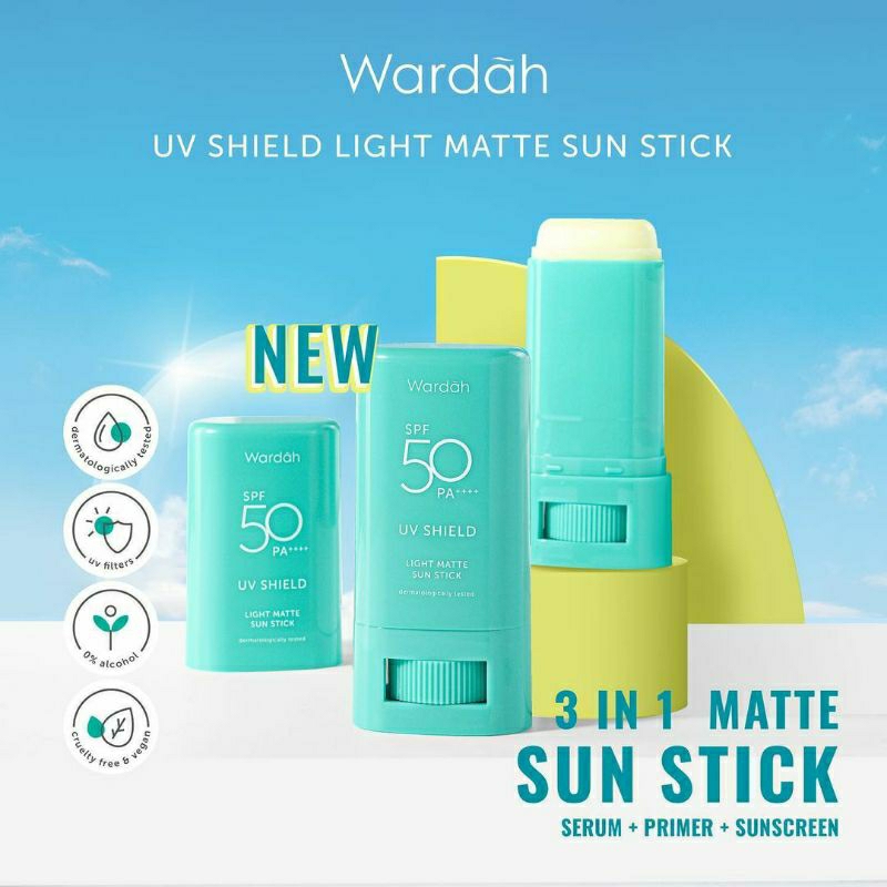 Jual Wardah Uv Shield Spf 50 Pa Sunblok Wajah Light Matte Sun