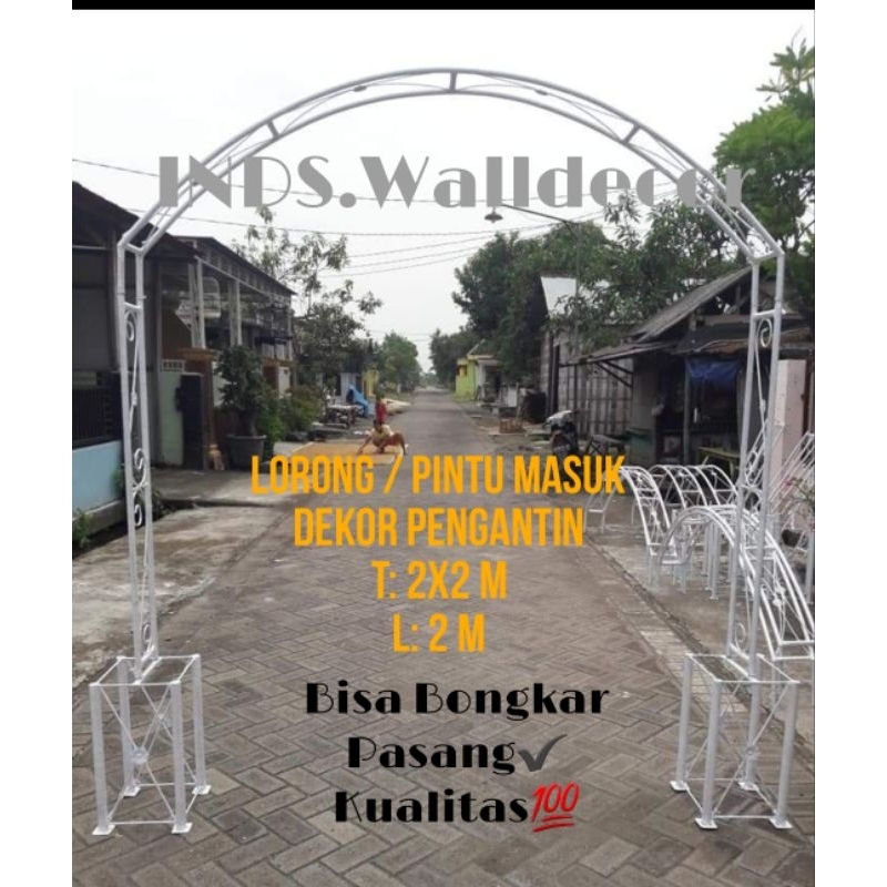 Jual Lorong Jalan Dekorasi Pernikahan / Background Pernikahan / Lorong