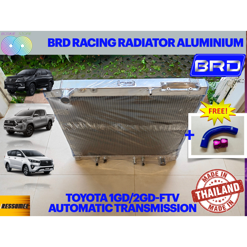 Jual BRD Radiator Toyota Fortuner Hilux Innova Reborn Automatic 1GD 2GD ...