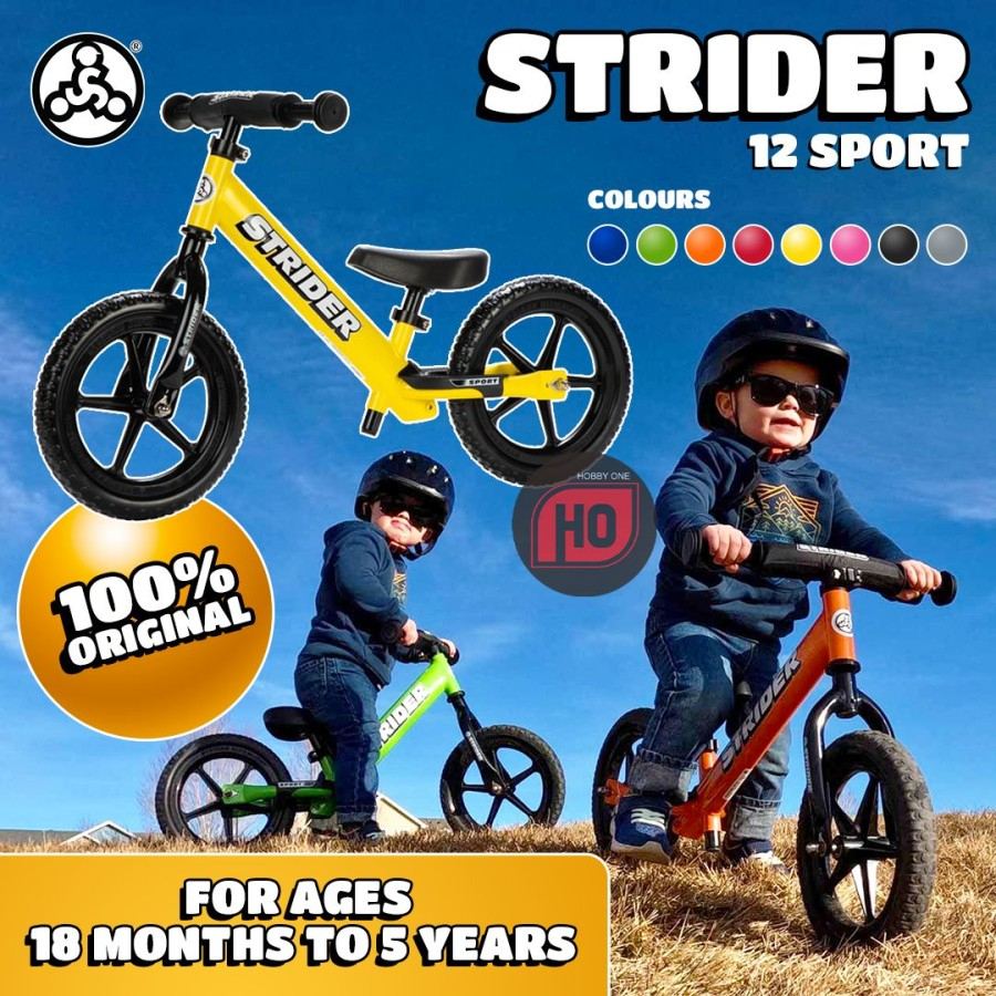Jual Strider 12 Sport - Balance Bike Push Bike | Shopee Indonesia