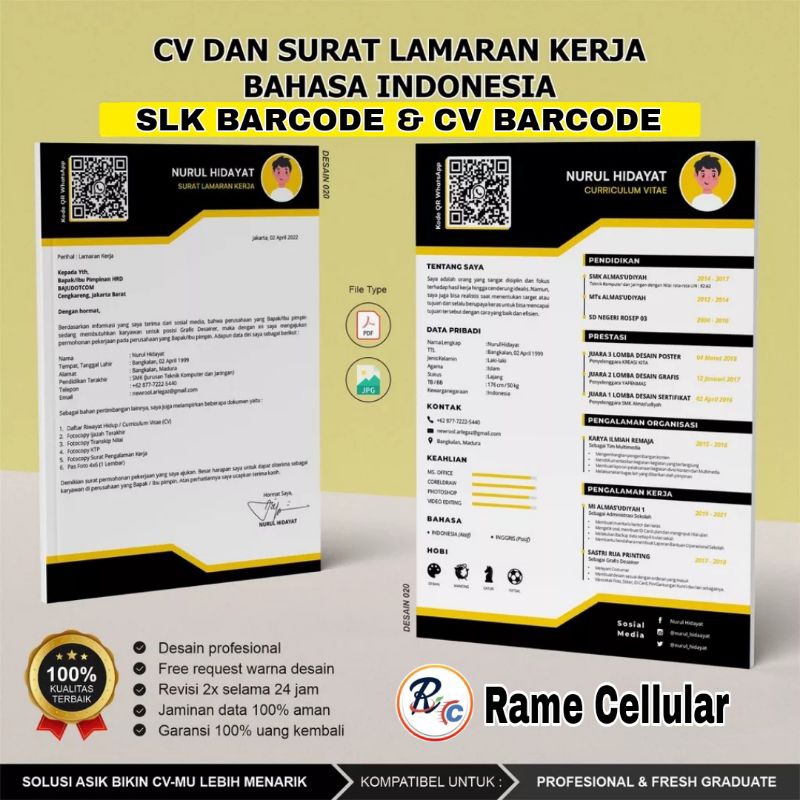 Jual PEMBUATAN SLK BARCODE & CV BARCODE | PROFESSIONAL & FRESH GRADUATE ...