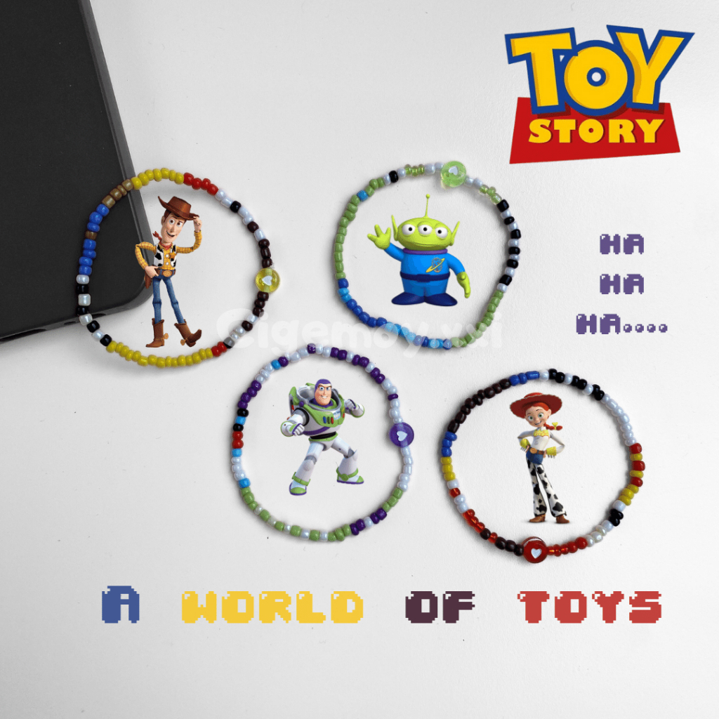 Jual Toy Story Bracelet / Gelang Manik Korea / Beads Toy Story Shopee