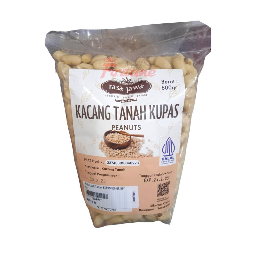 Jual Rasa Jawa Kacang Tanah Kupas 500gr Shopee Indonesia