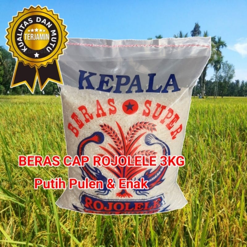 Jual Beras Slyp Super Rojolele 3kg Pulen Shopee Indonesia