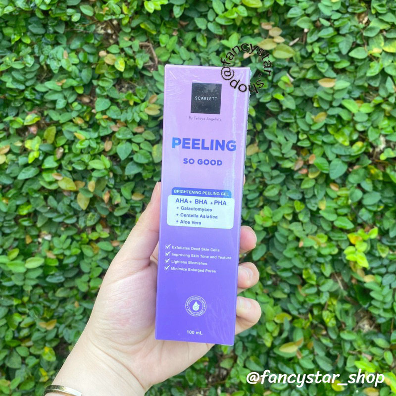 Jual [BPOM] SCARLETT Peeling So Good (100ml) AHA + BHA + PHA | Shopee ...