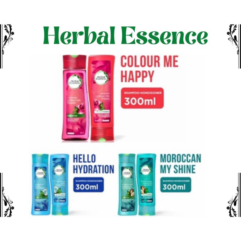Jual Herbal Essences Moroccan My Shine/Hello Hydration/Colour Me Happy Colour Safe Shampoo