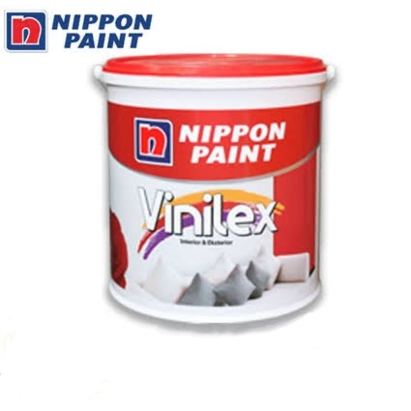 Jual CAT VINILEX NIPPON PAINT INTERIOR & EXTERIOR WARNA WHITE 5KG