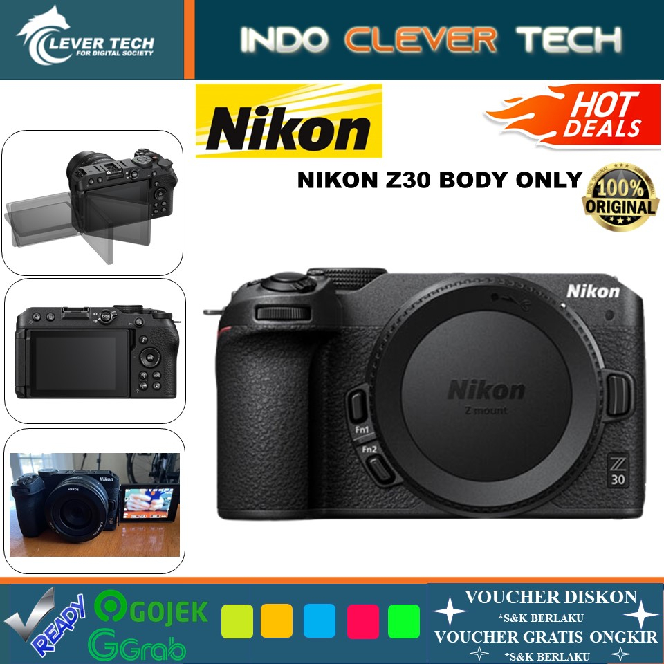 Jual Nikon Z30 Body Only Nikon Z 30 Mirrorless Camera GARANSI RESMI