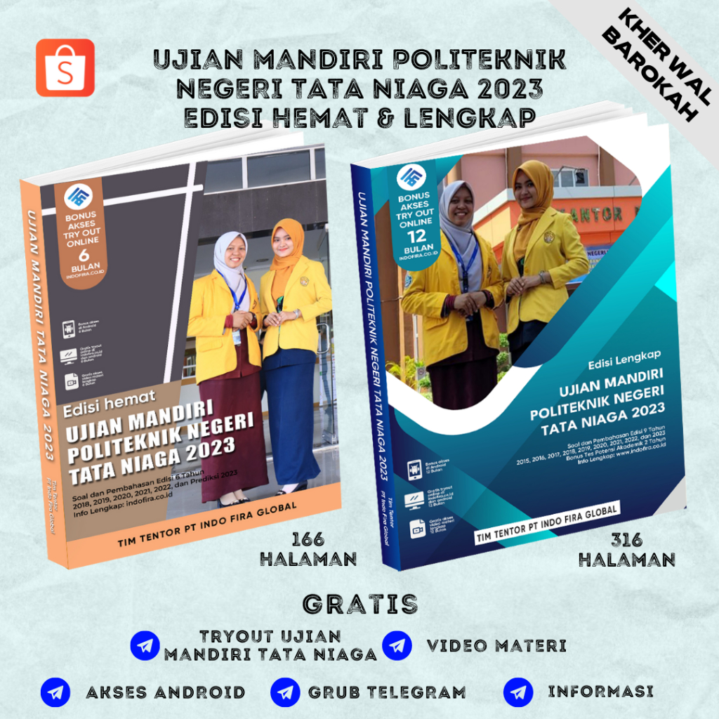 Jual New Buku Terbaru Ujian Mandiri Politeknik Negeri Tata Niaga Edisi Lengkap Edisi