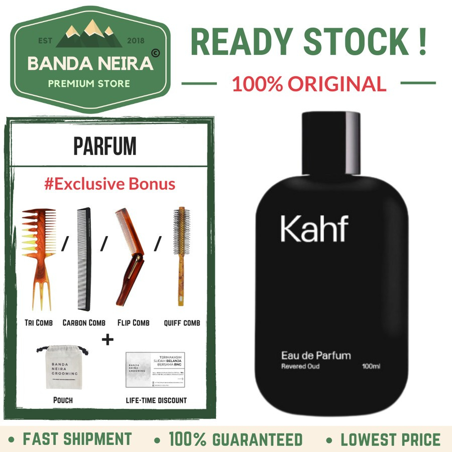 Jual KAHF Revered Oud Eau De Parfume Parfum Pria EDP Shopee