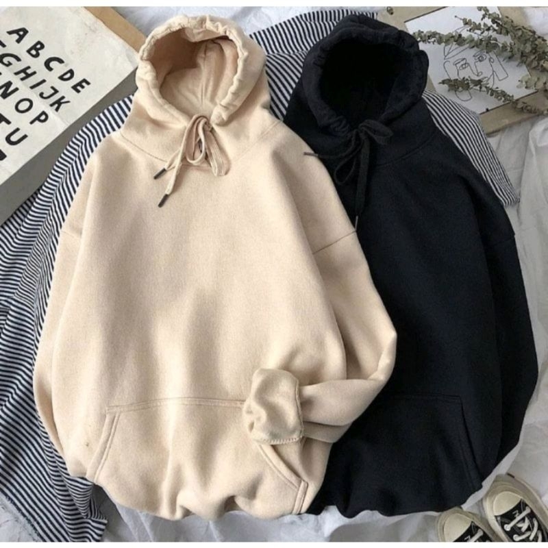 Jual PROMO‼️Sweater Hoodie Korea Oversize XXL Hoodie Basic Oversize ...