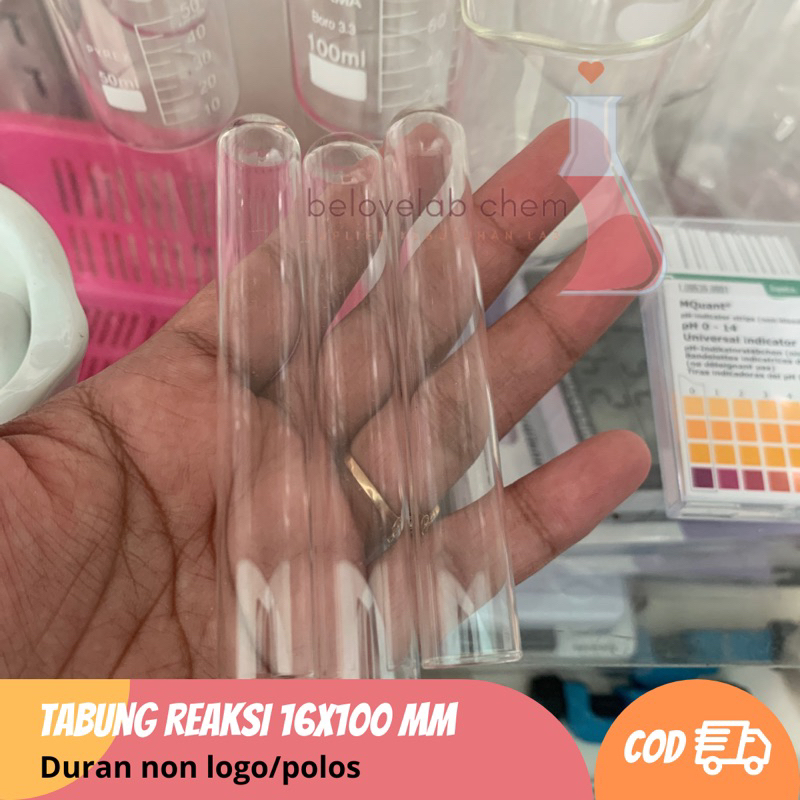 Jual Tabung Reaksi Test Tube 16 X 100 Mm Shopee Indonesia 6253