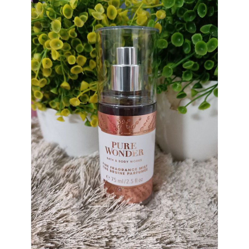 Jual pure wonder fragrance mist 75ml by bbw | Shopee Indonesia