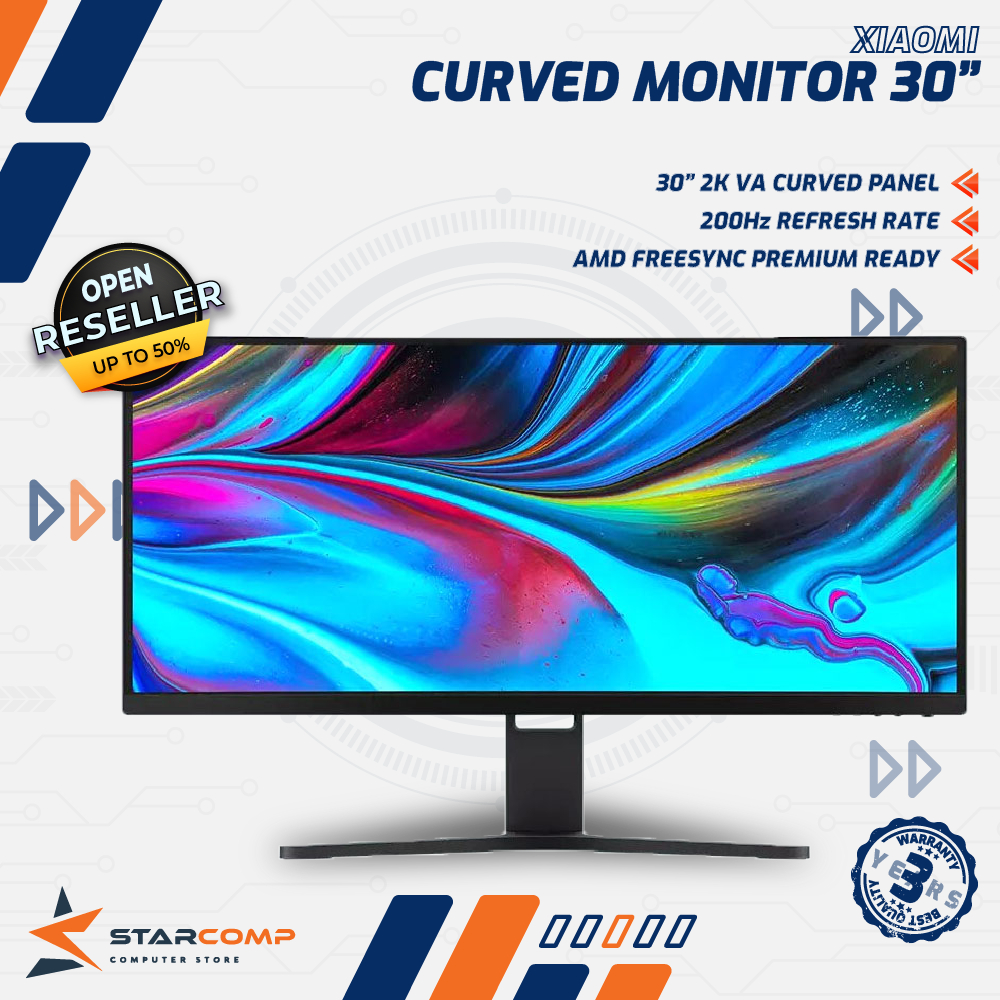 Jual Xiaomi Monitor Gaming 30 Inch Ultra Wide Curved 2K 200Hz 30 ...