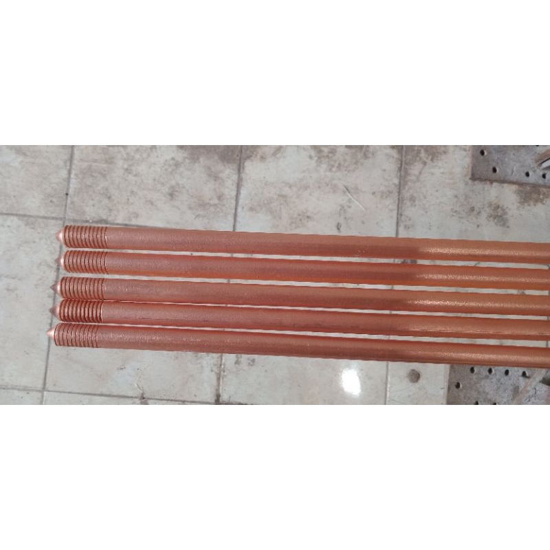 Jual grounding/stick arde/besi lapis tembaga arde 5/8 14mm x 1,5mtr ...