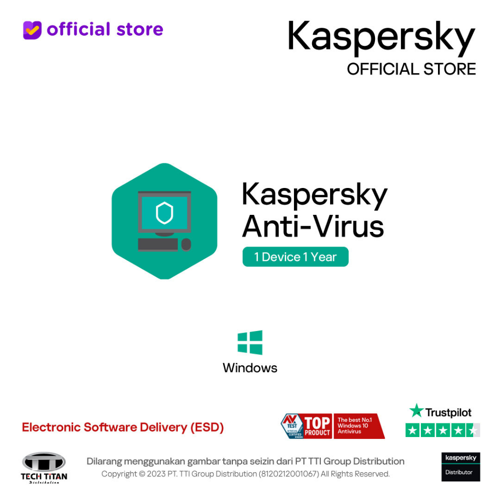 Jual [DIGITAL] Kaspersky Antivirus 1 Device 1 Year Shopee Indonesia